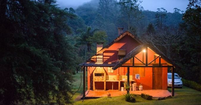 Chalé no Vale das Flores, onde ficamos bem isolados. Foto: David Santos Jr