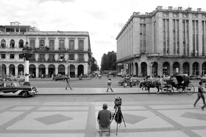 Vista a partir do Capitólio de Cuba, em Havana - uma das cenas que me fizeram 