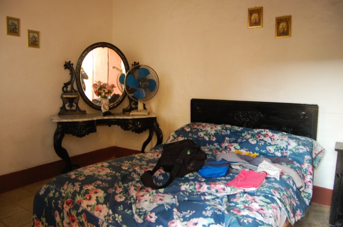 Nosso quarto na casa da Yaque. Foto: Débora Costa e Silva