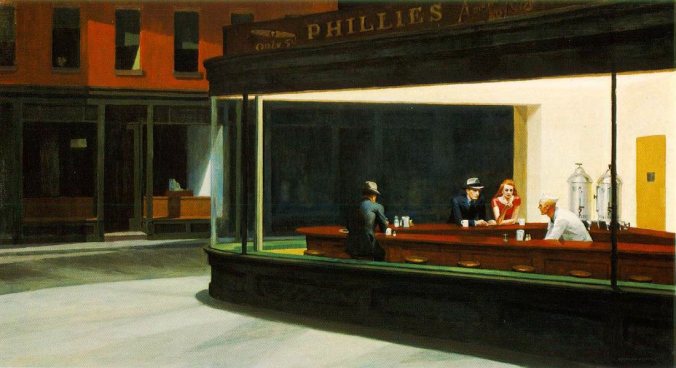 "Nighthawks", de Edward Hopper