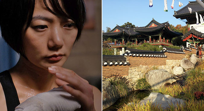 Sun e o Templo Bongeunsa, em Seul. Fotos: Divulgação e Evan Chu/Creative Commons