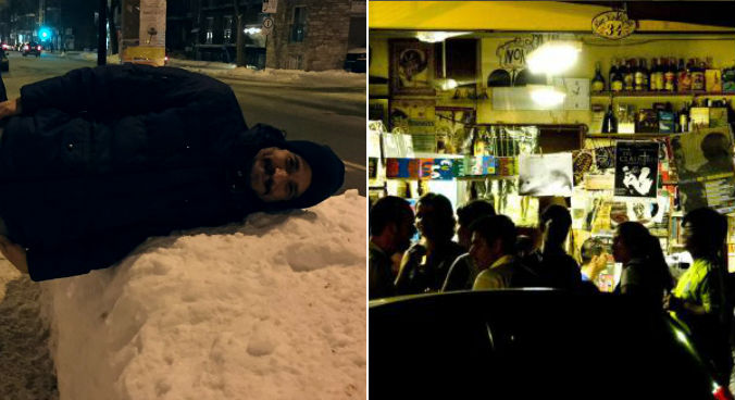 Consta naneve de Montreal (arquivo pessoal) e o bar Mercearia São Pedro (Foto: Facebook do bar)