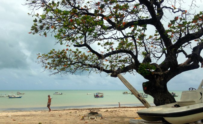 Orla de João Pessoa na calmaria em plena semana de Réveillon. Foto: Débora Costa e Silva