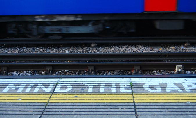 O clássico dos clássicos: Mind the gap! - Foto: Débora Costa e Silva